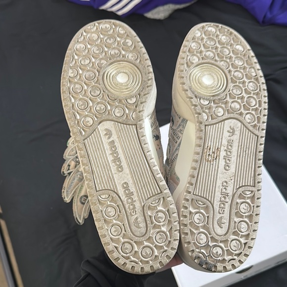 Adidas Winged Sneakers with Money Print -Jeremy Scott sz10 - Picture 4 of 6